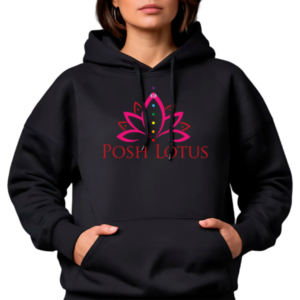 Black Women's Hoodie - The Posh Lotus